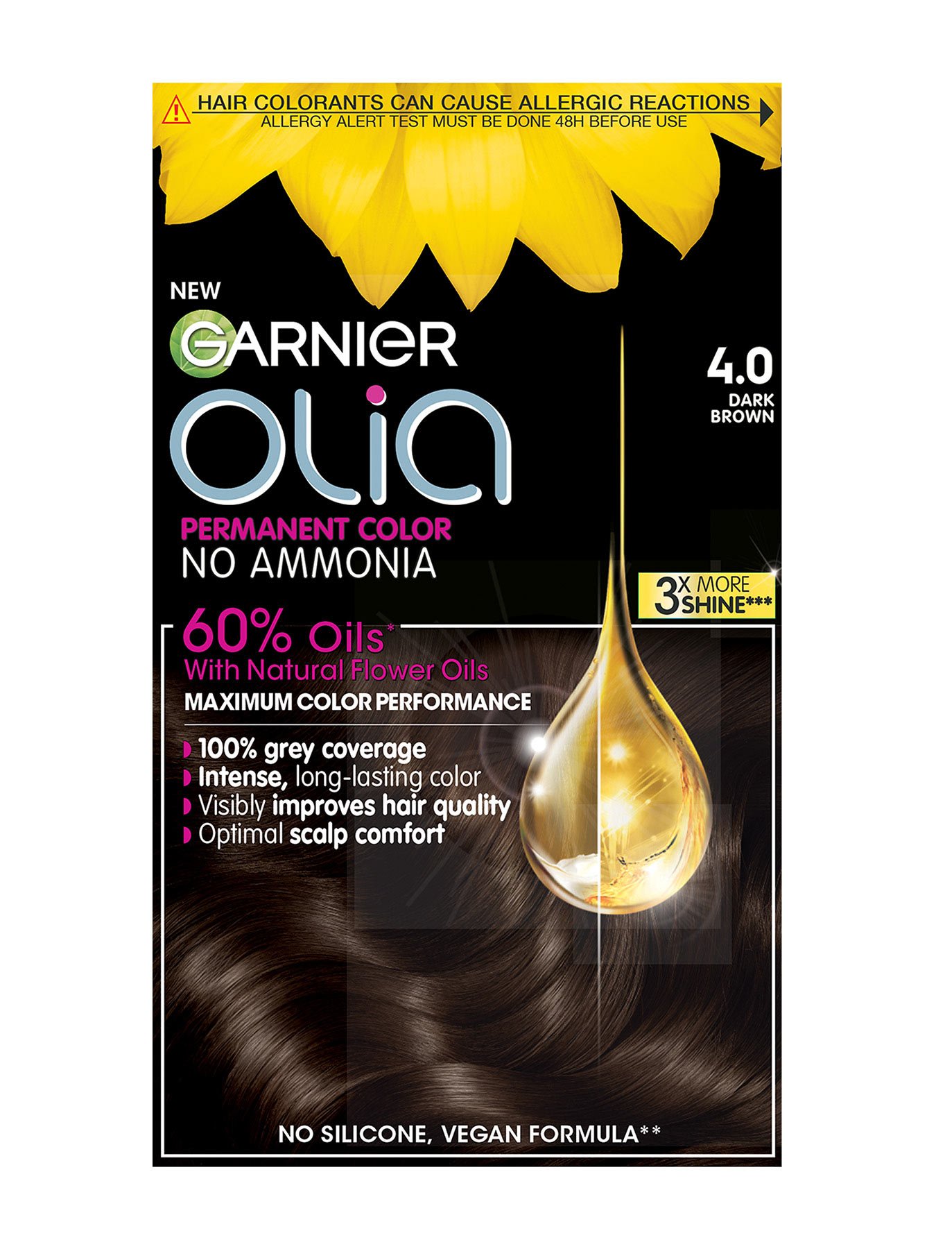 Garnier Olia 4.0 Temno rjava