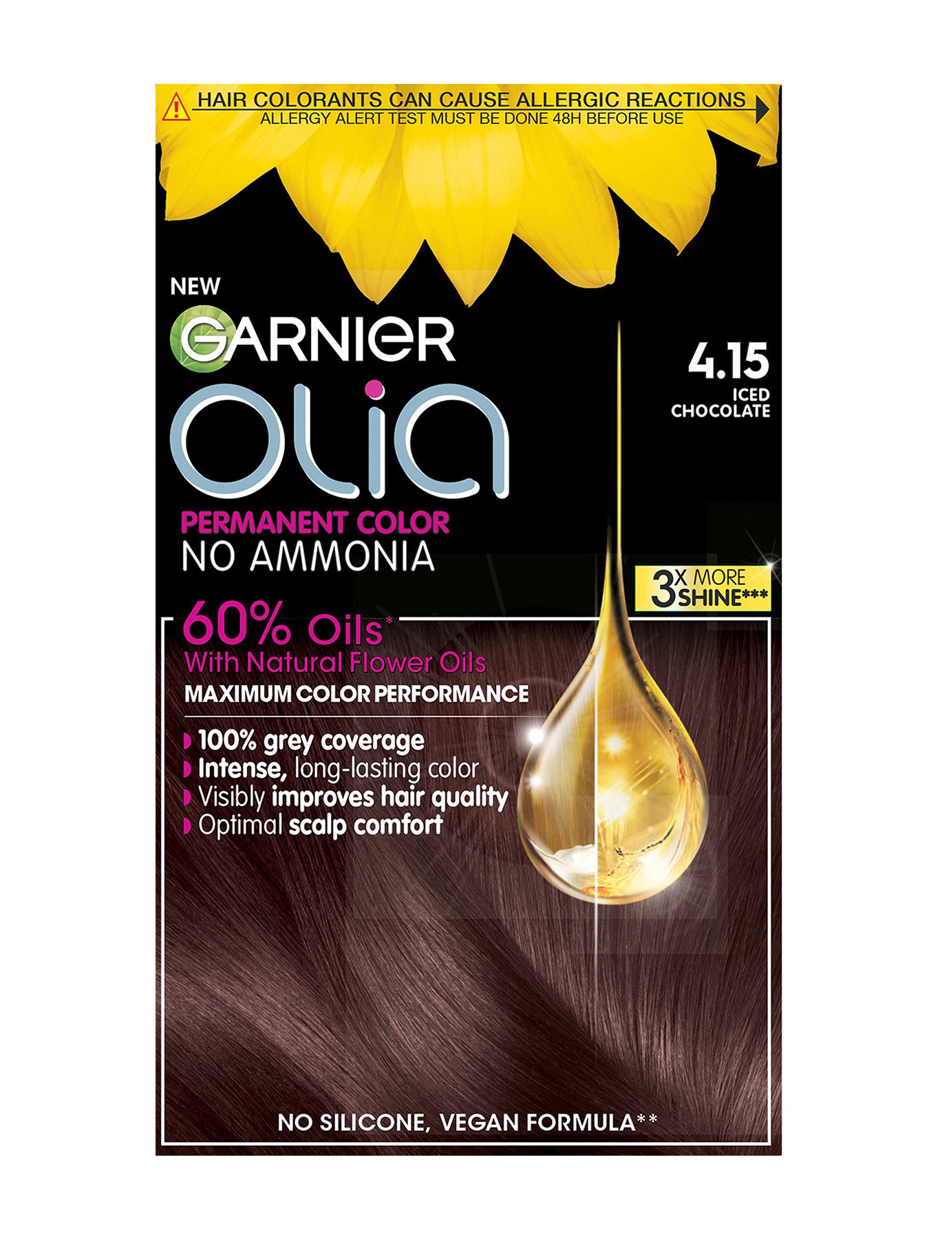 Garnier Olia 4.15 Ledeno čokoladna