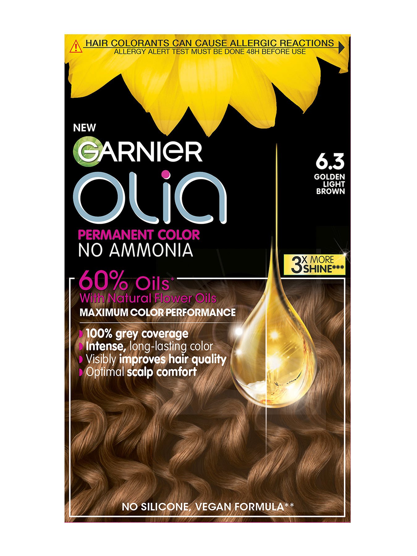 Garnier Olia 6.3  Zlato svetlo rjava