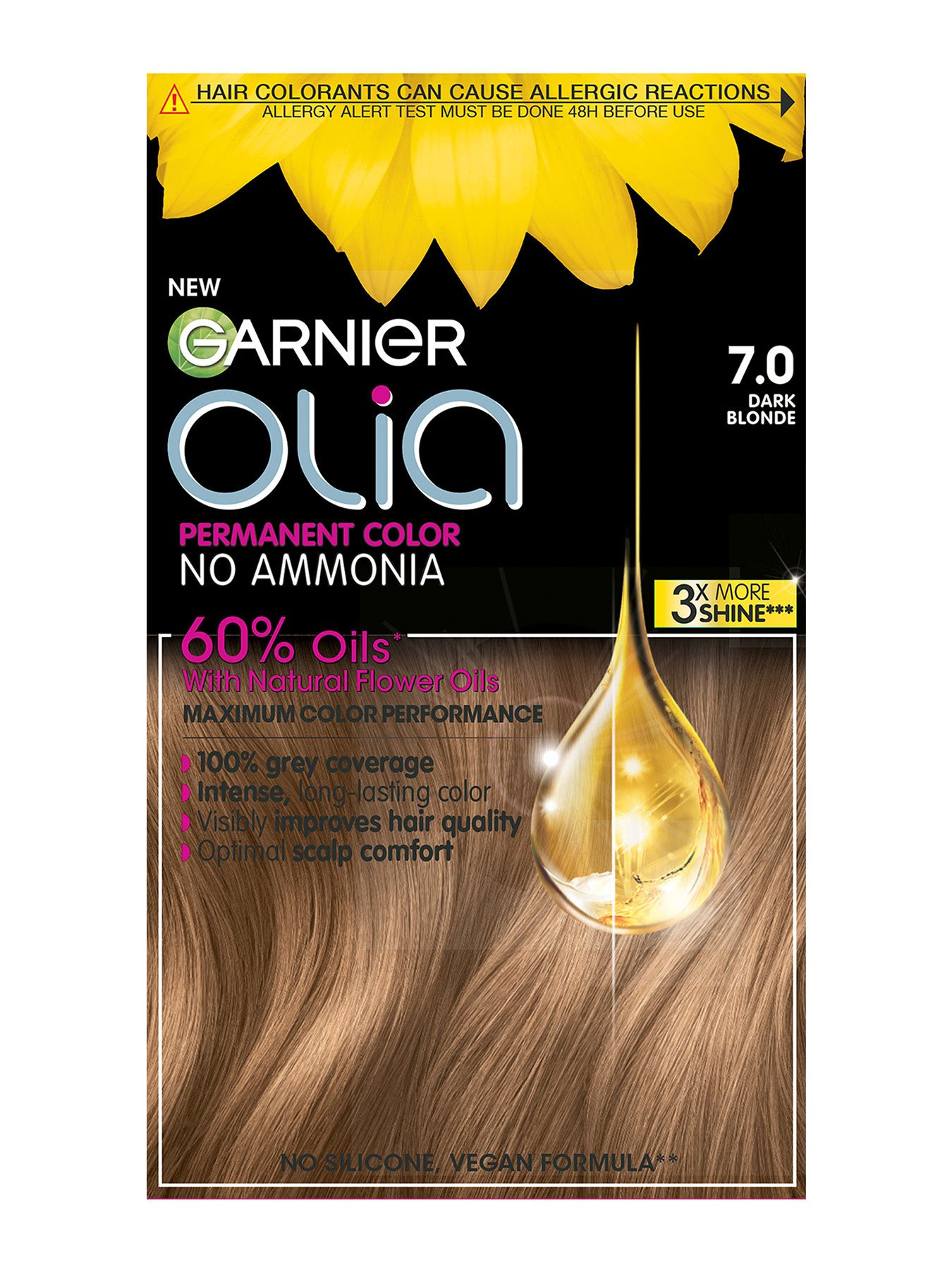 Garnier Olia 7.0 Temno blond